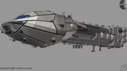 Carrack cruiser 3D model