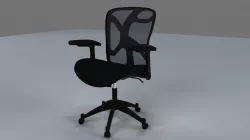 Chair with net 3D model