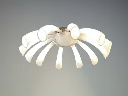 Chandelier Horn 3D model