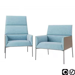 Chic Air Armchair by Profim 3D model