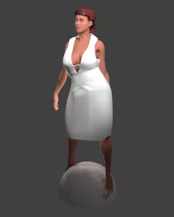 Chica Joven muy sexy 3D model