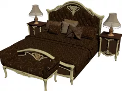 Classic Bed 3D model