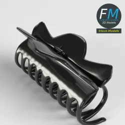 Claw hair clip 3D model