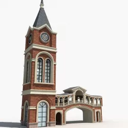 Clock Tower 3D model