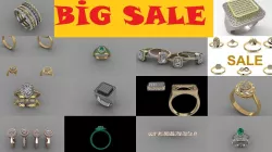 Collectible jewelry 3D Model Collection