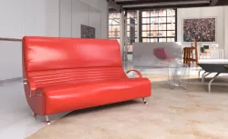 Couch red 3D model