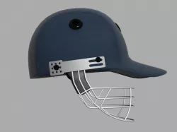 cricket helmet Low-poly  3D model
