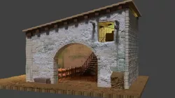 Cuadra para pesebre 3D model