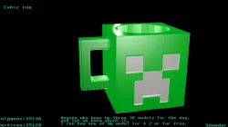 Cubic cup 3D model