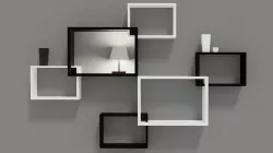Decorative Shelves Low-poly  3D model