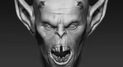 Demon Head 02 3D model