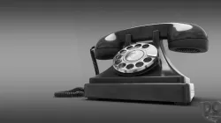 Desk telephone 3D model