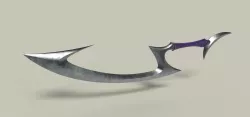 Dianas Crescent Moon Blade from League of Legends 3D model
