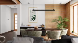 Dining Room Low-poly  3D model