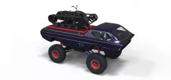 Dodge Deora truck with MiniRip 3D model