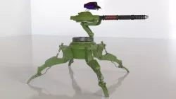 Droid turret 3D model