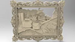 Duck hunt wall panel 3d stl models for artcam and aspire 3D model