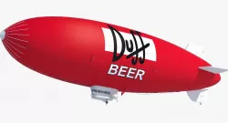 Duff Blimp 3D model