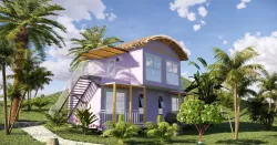 Duplex villa - Beach motel 3D model