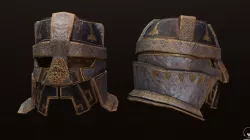 Dwarf Helmet Low-poly  3D model