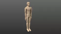 Egonomic Male Figure for Rhino 3D by BrendaEM 3D model