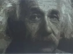 Einstein lithophane