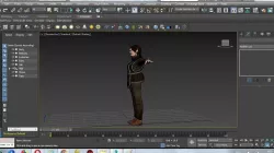 elf in black 3D model