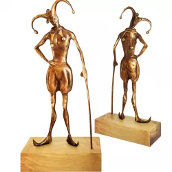 Fausova - Bronze statue of Fool 3D model
