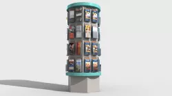 Flyers Rack 3D model