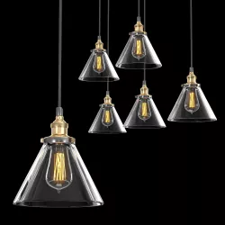 FUNNEL RECTANGULAR PENDANT 3D model