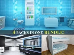 Furniture Bundle - Interior and Props Low-poly  3D model