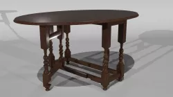 Gate Leg Table 3D model