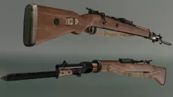 Gewehr 98 - Type Rifle 3D model