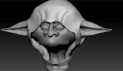 Goblin head 3D model