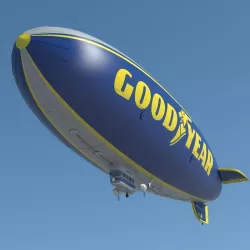 Good Year Blimp 3D model