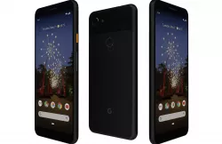Google Pixel 3a Black 3D model