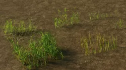 Grass Pack Low-poly  3D model