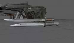 guns  firearms pistol rifle Assault rifle 3D model