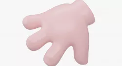 Hand Cartoon 3D model