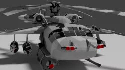 Helicopter MS-15 3D model
