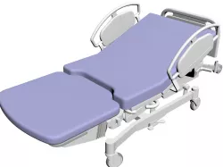 Hill Rom Affinity Birthing Bed 3D model