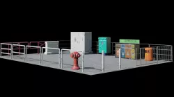 Hong Kong City street environment items 3D models Bundle Part 1  Low-poly  3D model