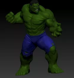 Hulk Avengers 3D Print ready - 20cm 3D model