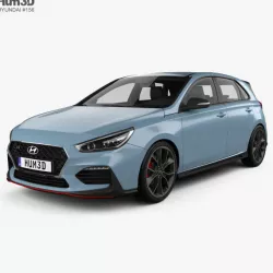 Hyundai i30 N hatchback 2017 3D model