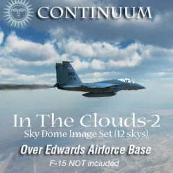 In The Clouds 2 - Over Edwards Airforce Base - sky dome pak Texture