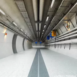 Industrial Hallway 3D model