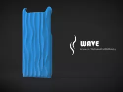 iPhone 6 Case with a wavy texture (UPDATED)