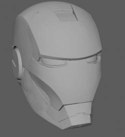 Iron man helmet 3D model