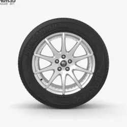  Jaguar XJ 18 inch rim Meru 3D model
