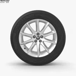 Jaguar XJ 19 inch rim Aleutian 3D model